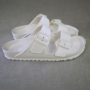 Birkenstock Arizona Essentials EVA Sandals Eggshell EU 41 Womens 10 Mens 8